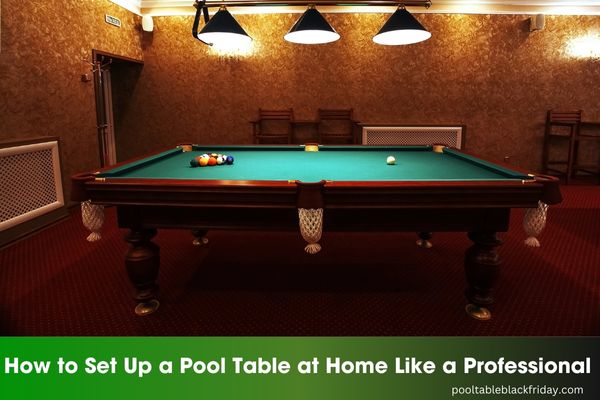 Pool Table at Home